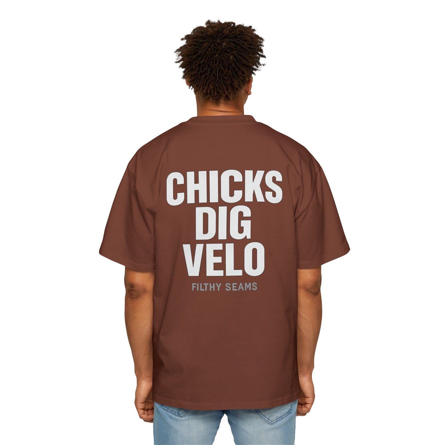 “Chicks Dig Velo – Oversized Baseball Tee”