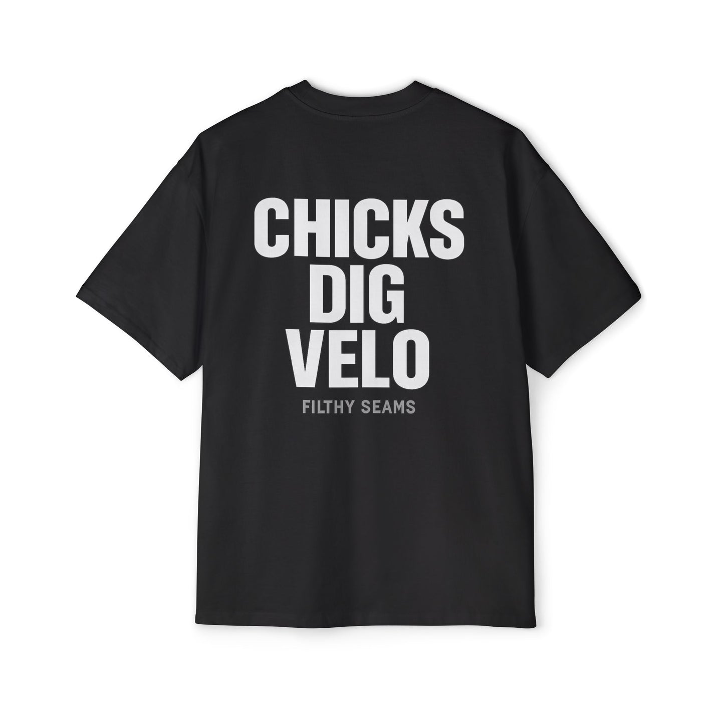 “Chicks Dig Velo – Oversized Baseball Tee”