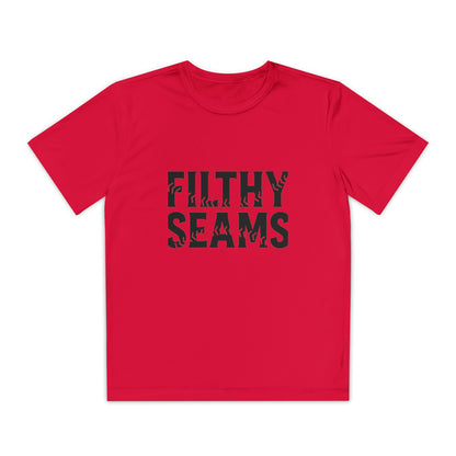 Filthy Seams™ Youth Competitor Tee – Where Hustle Meets Dirt