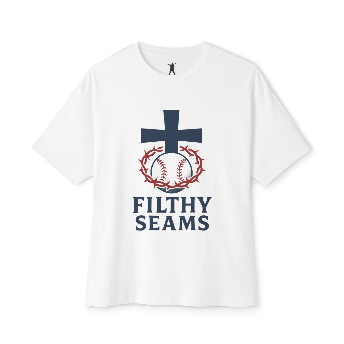 Seam Crown Faith Tee – Washed in Blood. Born to Ball.