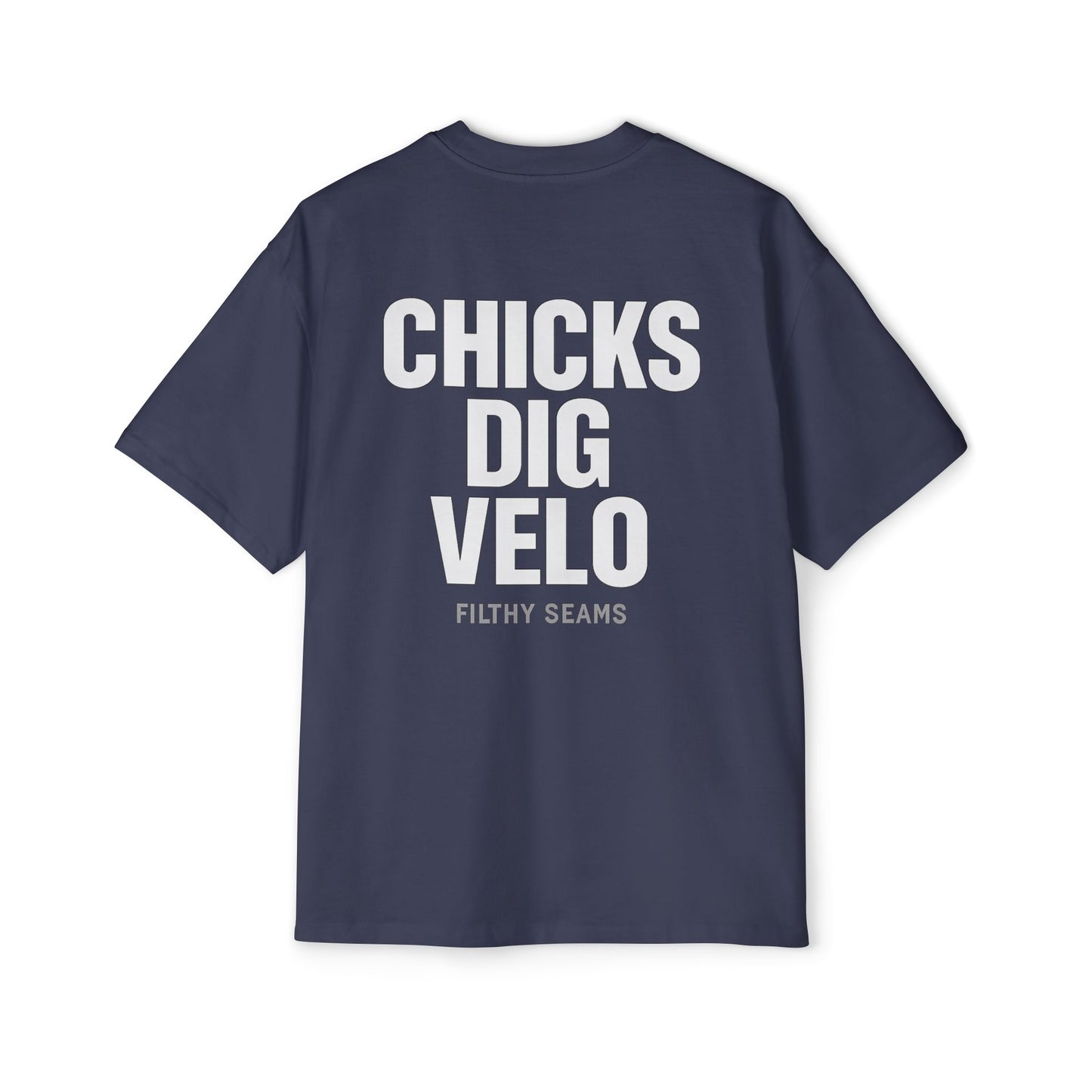 “Chicks Dig Velo – Oversized Baseball Tee”