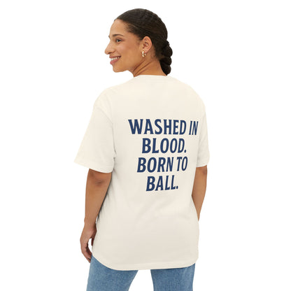 Seam Crown Faith Tee – Washed in Blood. Born to Ball.