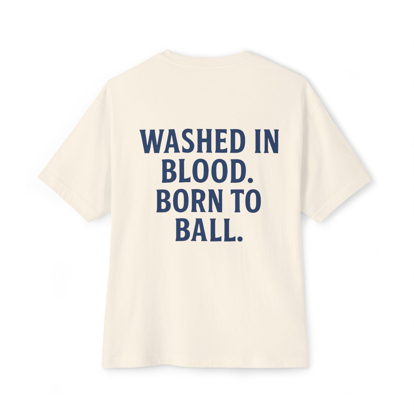Seam Crown Faith Tee – Washed in Blood. Born to Ball.