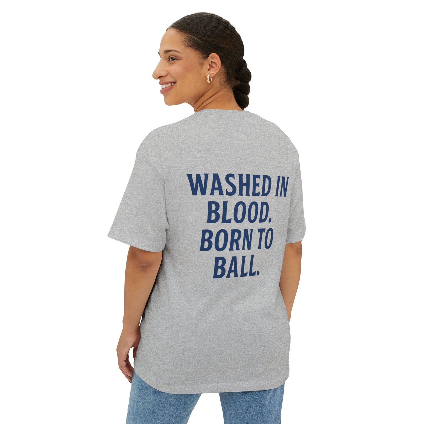 Seam Crown Faith Tee – Washed in Blood. Born to Ball.