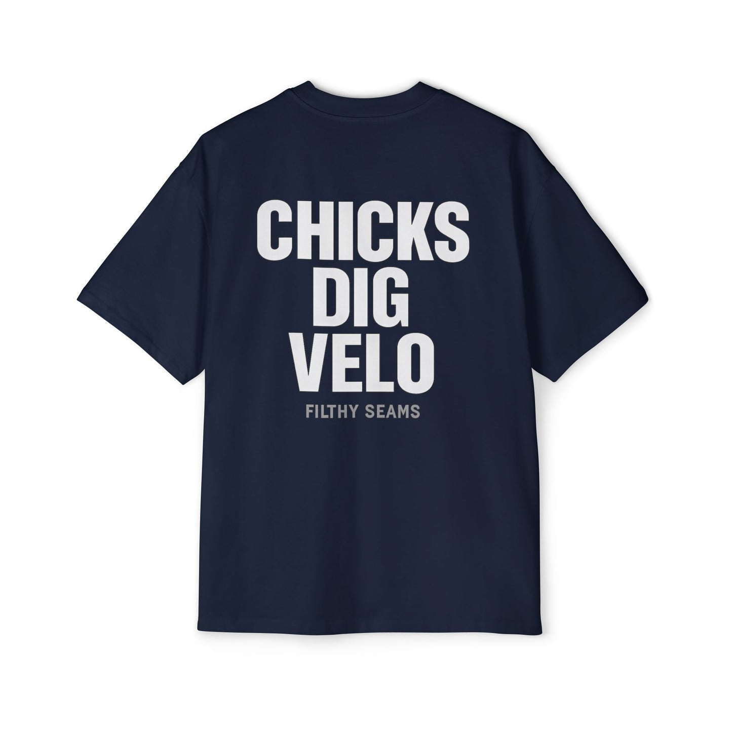 “Chicks Dig Velo – Oversized Baseball Tee”