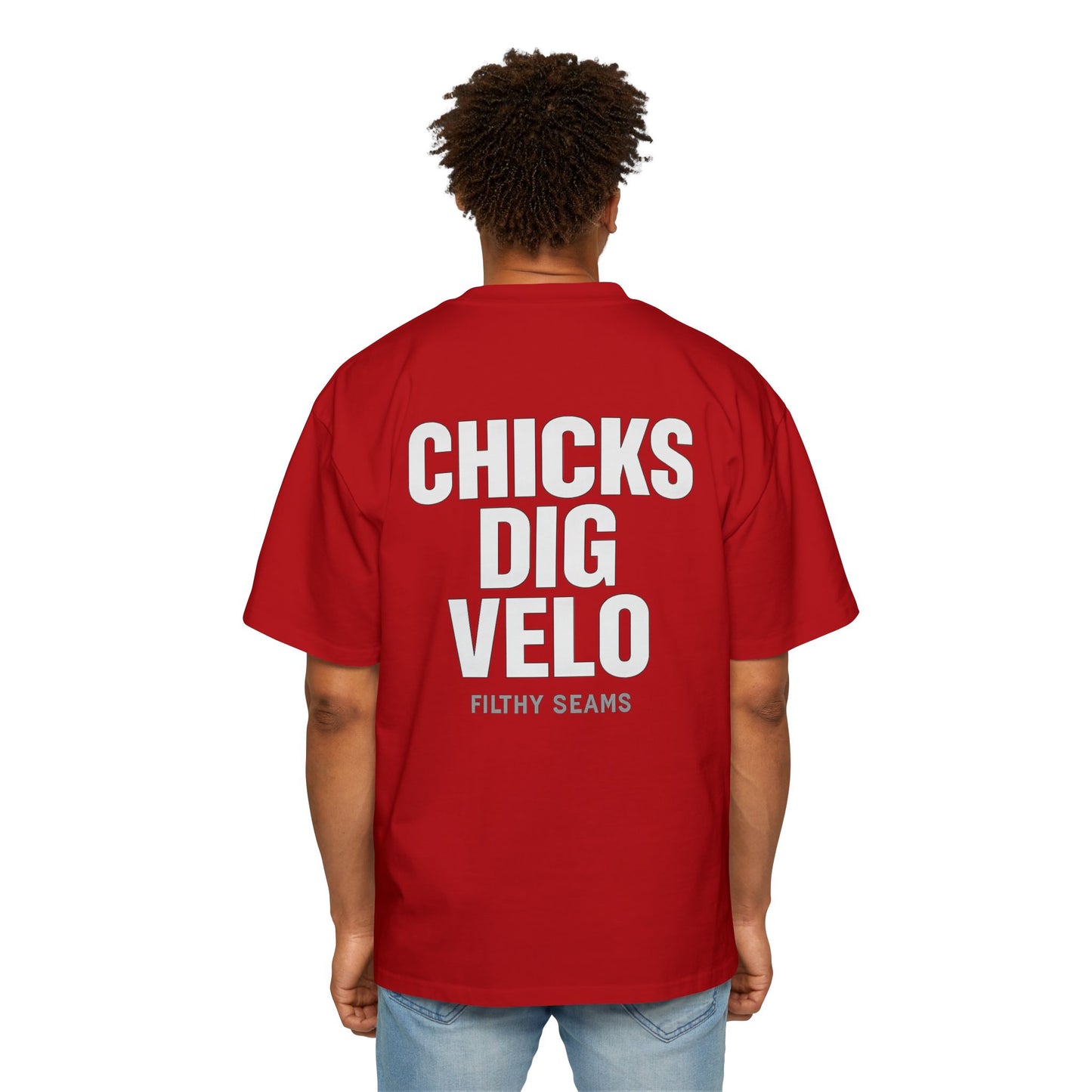 “Chicks Dig Velo – Oversized Baseball Tee”
