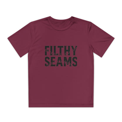 Filthy Seams™ Youth Competitor Tee – Where Hustle Meets Dirt